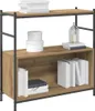 vidaXL Bücherregal Artisan-Eiche 80 x 30 x 78,5 cm Produktbild-Vorschau 3