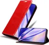 Cadorabo Hülle für Motorola EDGE Schutz Hülle in Rot Produktbild-Vorschau 1