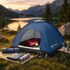Zelt Campingzelt 2 Personen Outdoor Tent pop-up - Blau Produktbild-Vorschau 9