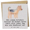 Mr. & Mrs. Panda Glückwunschkarte Airedale Terrier Produktbild-Vorschau 1