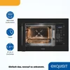Exquisit Einbau-Mikrowelle EMW20-DG-020 schwarz | Grill | Produktbild-Vorschau 3