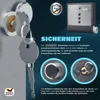 MONZANA® Briefkasten Kreuzschloss mit Produktbild-Vorschau 2