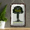 Blechschild Spruch Familie ist wie ein Baum 18x12cm Produktbild-Vorschau 3
