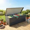 Coffre de rangement en métal Coffre de jardin 600 L Espace Voir les images du produit 9