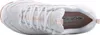 A top-down view of a white Skechers D'Lites sneaker with tan accents. Produktbild-Vorschau