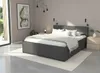 Bett mit Lattenrost Jugendbett Doppelbett grau-grau 120 / Produktbild-Vorschau 10