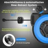 15m+2m professionelle automatische Kabelaufroller, 180° Produktbild-Vorschau 5