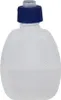A white, textured bottle with a blue cap. Produktbild-Vorschau