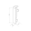 Element łączący EGGER 6 cm CUB, jasny dąb Podgląd zdjęcia produktu 3