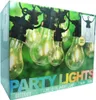 A product box for LED string lights, showing the lights hanging in front of a green leafy background. Podgląd zdjęcia produktu