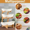 3 Stöckig Obst Etagere Obstkorb Holz Obstschale Modern Produktbild-Vorschau 9