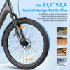 27.5 pouces 20AH E-bike Gris Vélo électrique LCD 75NM Voir les images du produit 16