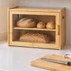 WELLHAUS, bambusová chlebníčka, 2 poschodia, 40 cm, s Náhľad obrázku produktu 3