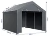 Vigevee Garagenzelt 3x4 m, Carport mit Seitenwaenden, PE Produktbild-Vorschau 2