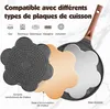 YASHE Poêle à Pancakes en Forme de Sourire, Poêle à Crêpes Voir les images du produit 4