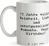 Mr. & Mrs. Panda Tasse Spruch 73. Geburtstag - Weiß - Produktbild-Vorschau 3