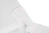 Close-up of a white hinge on a white appliance. Produktbild-Vorschau