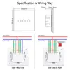 ANTCOOL WiFi Smart Light Touch Switch, EU UK Wireless Tuya Produktbild-Vorschau 5