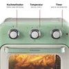 Ariete Vintage: Mini-oven met luchtfriteerfunctie, groen Productafbeelding-voorbeeld 4