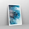 Poster - Poster ohne Rahmen - Abstraktion Blau Schwarz - Produktbild-Vorschau 7