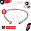 KOTARBAU® Flexschlauch Wasserschlauch 70cm Panzerschlauch Produktbild-Vorschau 5