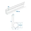 Tenda in alluminio 90° 100 x 2,7 cm Anteprima dell’immagine prodotto 7