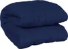 A folded navy blue weighted blanket. Náhľad obrázku produktu