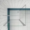 90x70cm 195cm 6mm Schwingtür Duschtür Eckdusche Duschkabine Produktbild-Vorschau 4