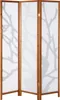 Homestyle4u Design Screen Room Divider 3 kusy Drevo Moderná Náhľad obrázku produktu 11