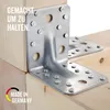 Alberts Schwerlast-Winkelverbinder mit Sicke | Edelstahl | Produktbild-Vorschau 4