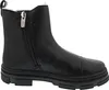 A studio shot of a black boot on a white background. Produktbild-Vorschau