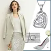 Morella® Damen Halskette Herz Buchstabe S 925 Silber Produktbild-Vorschau 5