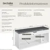 tectake® Schuhbank Natalya 104 x 30 x 49 cm Produktbild-Vorschau 6