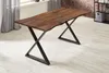 Esstisch Baumkante Akazie nussbaumfarben 160 x 85 cm Produktbild-Vorschau 3