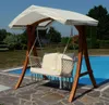 Design Hollywood Schaukel mit Sitzbank Waikiki aus Holz Produktbild-Vorschau 2