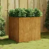 vidaXL Fioriera 80x80x80 cm in acciaio corten Anteprima dell’immagine prodotto 2