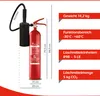 FireLoq 5kg Co2 Kohlendioxid im Stahl Behälter Feuerlöscher Produktbild-Vorschau 1