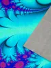 PSYWORK Schwarzlicht Bodenbelag Läufer Neon "Fractal Produktbild-Vorschau 5