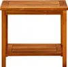 Tavolino 50x35x45 cm in legno massiccio di acacia Anteprima dell’immagine prodotto 1