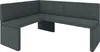 A dark gray corner bench against a white background. Náhled obrázku produktu