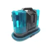 A portable carpet and upholstery cleaner with a blue water tank and black housing, shown against a white background. Produktbild-Vorschau