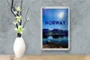 Blechschild Reise 12x18cm Norwegen Meer Strand Europa Produktbild-Vorschau 4