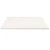 Piano Tavolo Bianco 70x70x2,5cm Legno Massello di Pino Anteprima dell’immagine prodotto 2