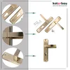 KOTARBAU® Türdrückerset 72 mm PZ Langschild Patina Produktbild-Vorschau 3