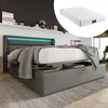 MODFU Boxspringbett 140x200cm Polstebett Doppelbett  mit Produktbild-Vorschau 1