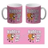 Kuhten Tag Glitzer-Kaffeebecher in pink mit Kuh zum Thema Produktbild-Vorschau 4