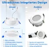 XMTECH 20X 9W LED vestavný reflektor Studená bílá stropní Náhled obrázku produktu 4