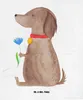Mr. & Mrs. Panda Erstlingsdecke Hund Blume - Weiß - Produktbild-Vorschau 1