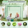Szklarnia COSTWAY, szklarnia foliowa ze zwijanymi drzwiami, Podgląd zdjęcia produktu 4