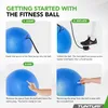 Tunturi Gymball 90 cm, blu, anti scoppio Anteprima dell’immagine prodotto 8